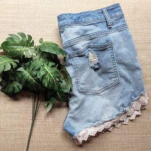 Mossimo High Rise Jean Shorts size 12